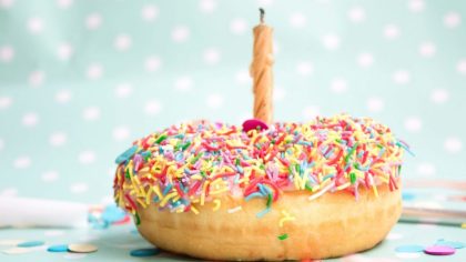 Birthday cupcake
